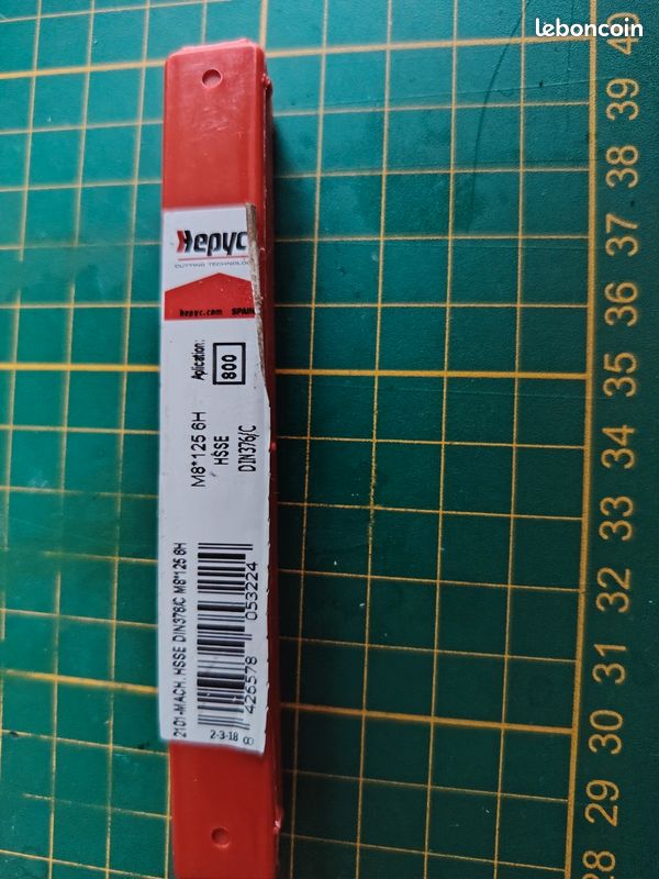 Taraud M8x125 6H HSSE DIN 376/C (image 2)