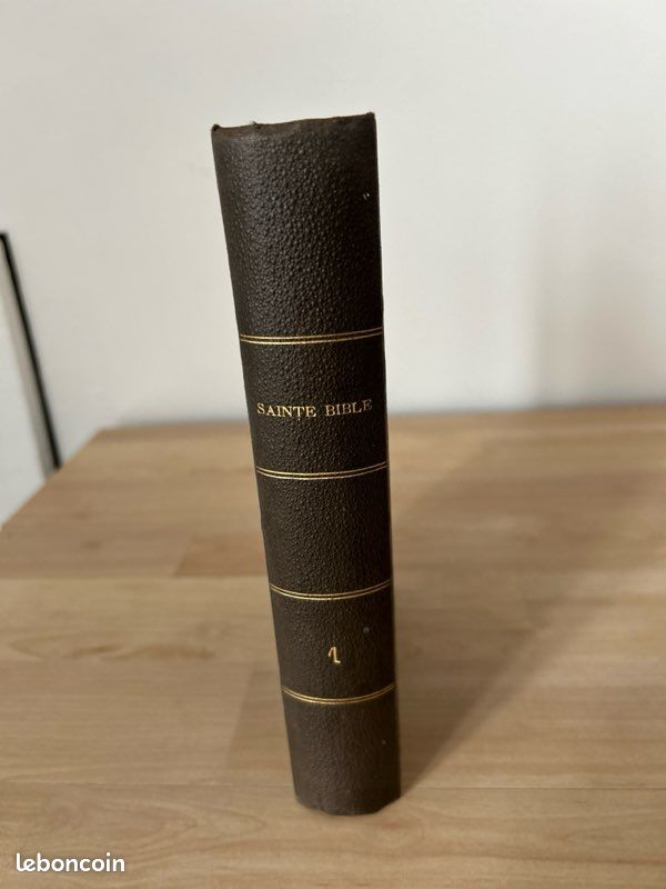 Sainte Bible en 8 volumes-Année 1872 (image 2)