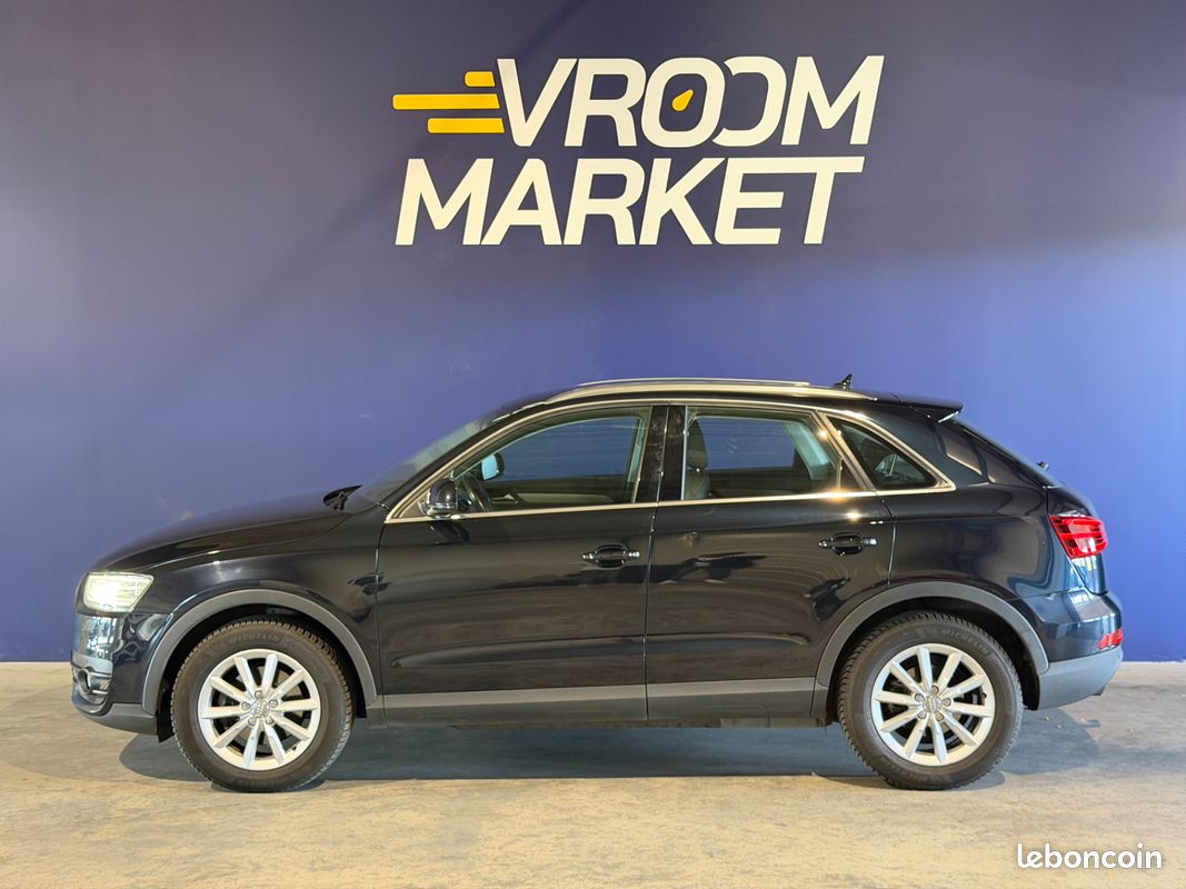 AUDI Q3 2.0 211ch Ambiente - Suivi Complet - Intérieur Cuir - Sièges Chauffants - Attelage (image 2)