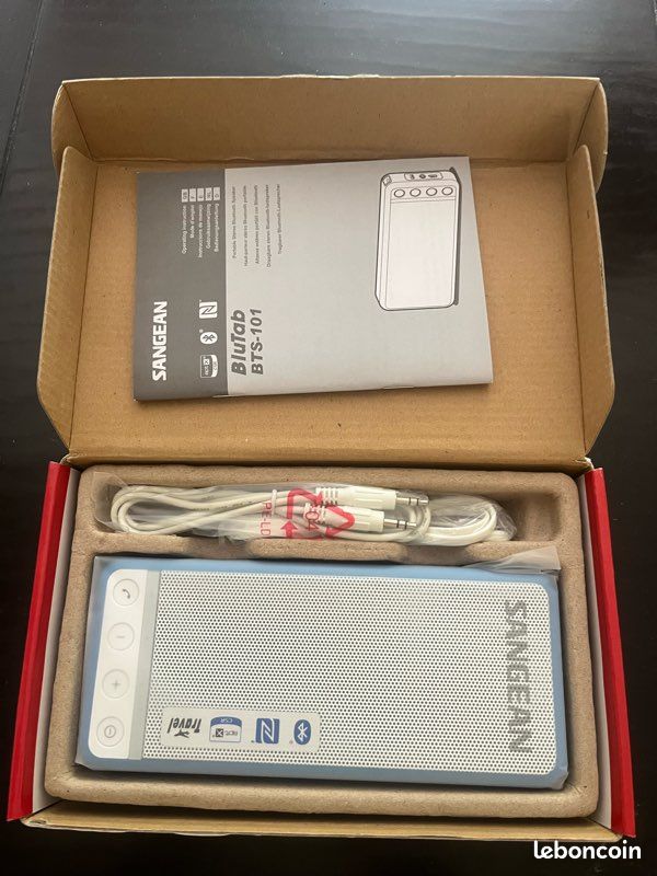 Enceinte Bluetooth Sangean - Blutab BTS-101, couleur bleu (image 2)