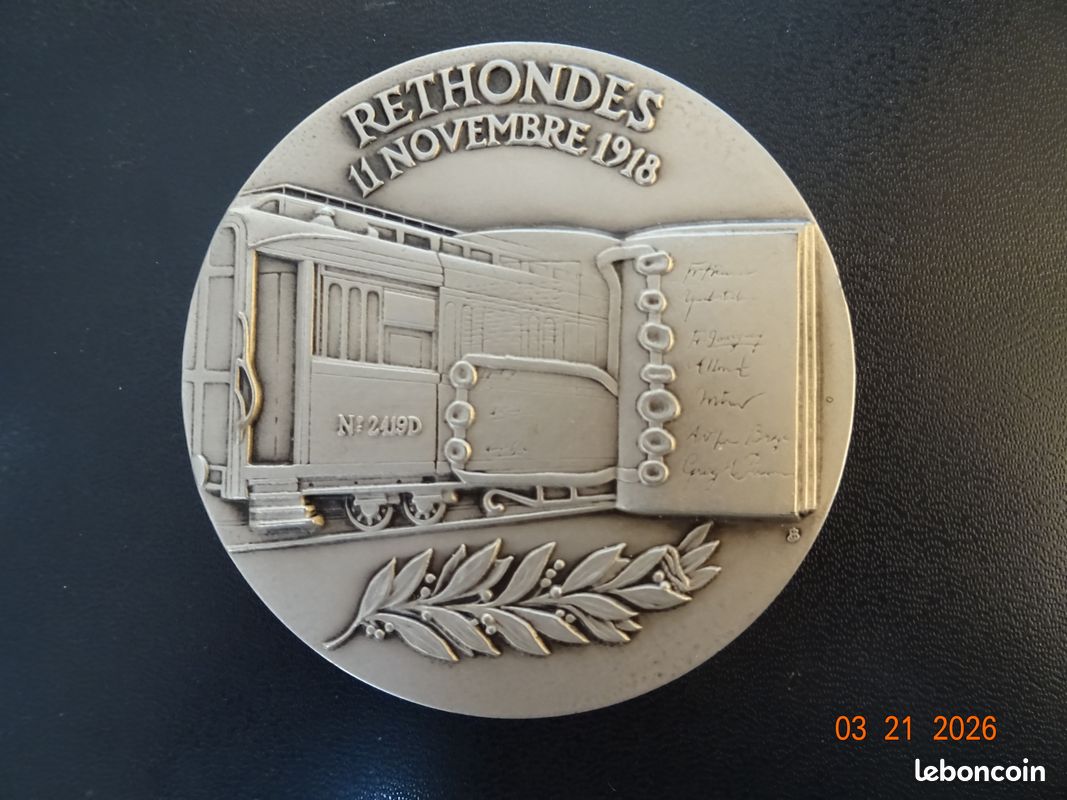 Médaille de table 58ᵉ Régiment d'Artillerie Armée de Terre française