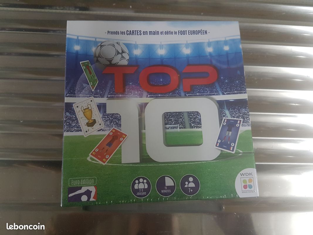 WDK Jeu de Cartes Football Top 10 (image 1)
