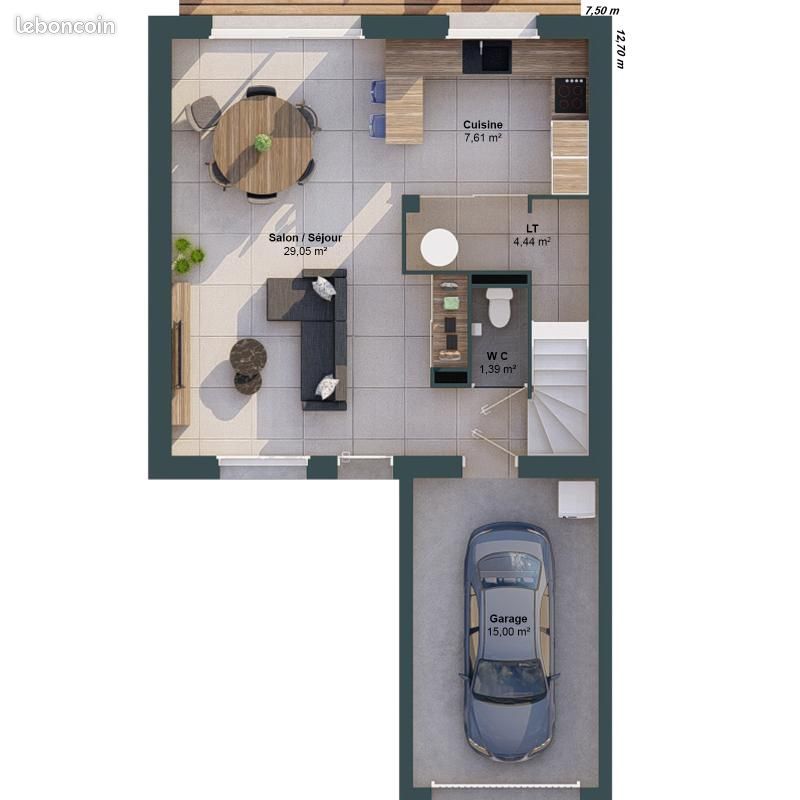 Maison 5 pièces 82 m² (image 7)