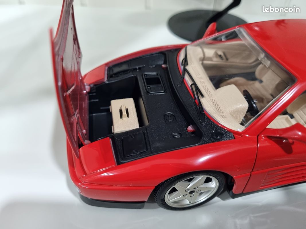 Ferrari 348 TB Rouge Miniature Polistil Tonka 1/18, Collection, Sans Boîte