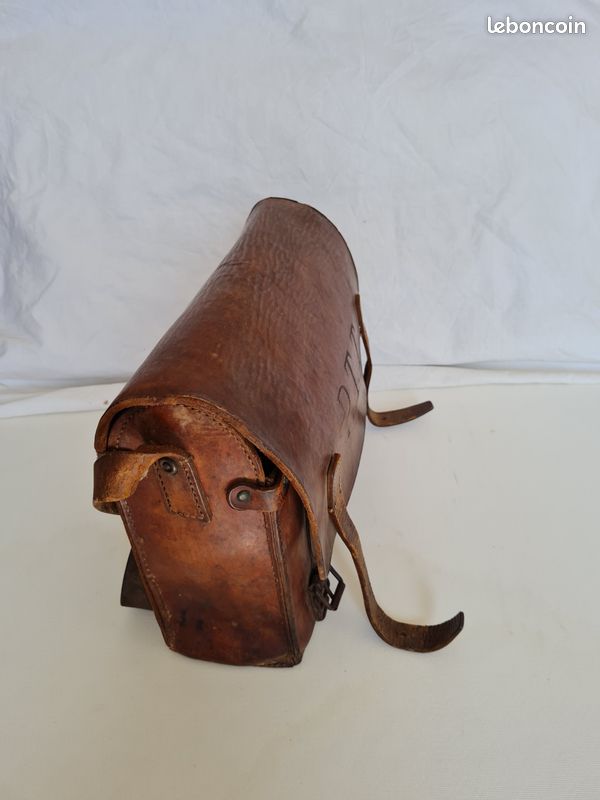 Sacoche de facteur PTT France en cuir (Vintage) Accessoires