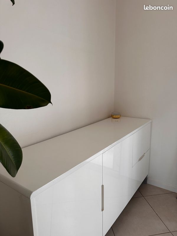 Buffet blanc laqué (image 2)