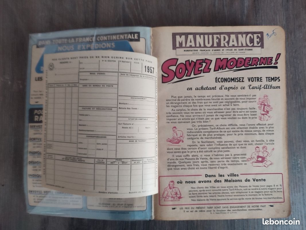 Catalogue Manufrance 1957 - Édition Originale - Bel État (Référence Vintage)
