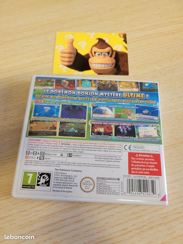 Pokémon méga donjon mystère boite vide nintendo ds (image 3)