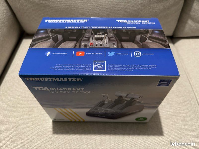 Quadrant Thrustmaster TCA Boeing Edition neuf (image 2)