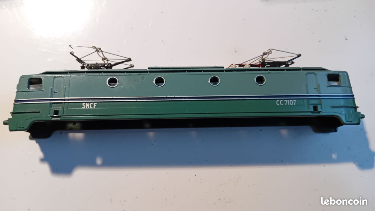 Locomotive électrique HO CC 7107 SNCF – Jouef 208029LG – Avec Boîte – Testée