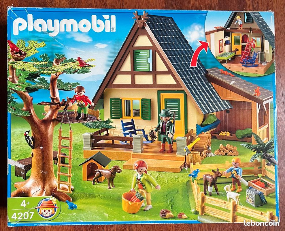 PLAYMOBIL MAISON FORESTIERE 4207 avec sa boîte EUR 10,00 - FR