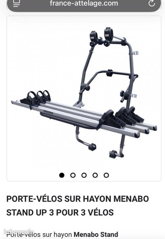 Test du porte-vélos Menabo Stand Up 3