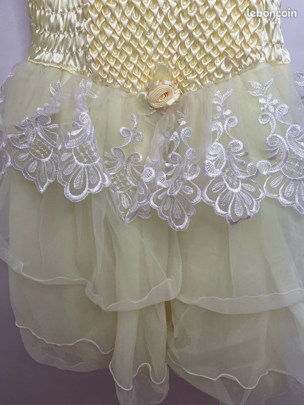 Robe cérémonie jaune princesse (image 4)