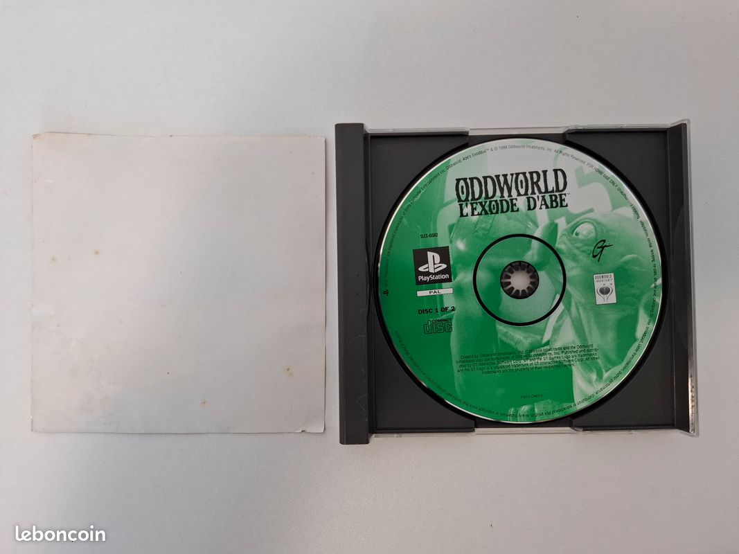 Oddworld : Abe's Oddysee Sur PS1 - Complet Et En Français