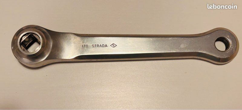 Pédalier Campagnolo Super Record Double 52-42 Dents - Bras 170 Mm - Occasion Fonctionnel