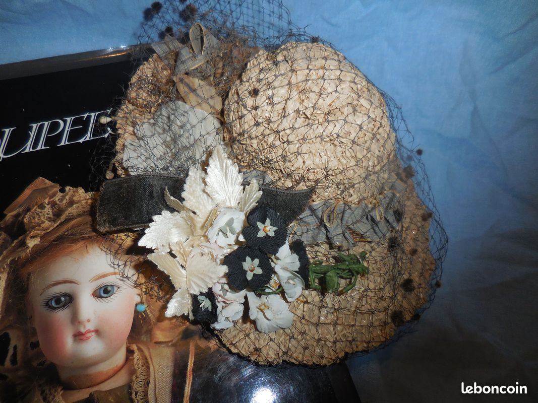 CHAPEAU POUPÉE ANCIENNE EUR 4,50 - PicClick FR