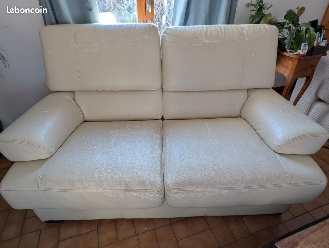 Canapé blanc (image 7)