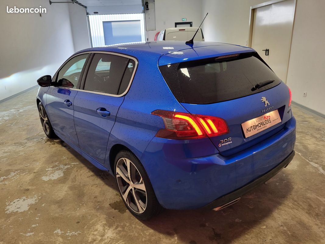Peugeot 308 peugeot 308 ii 130 s&s gt eat8 - bleu vertigo - distribution ok mars 2026 (image 5)