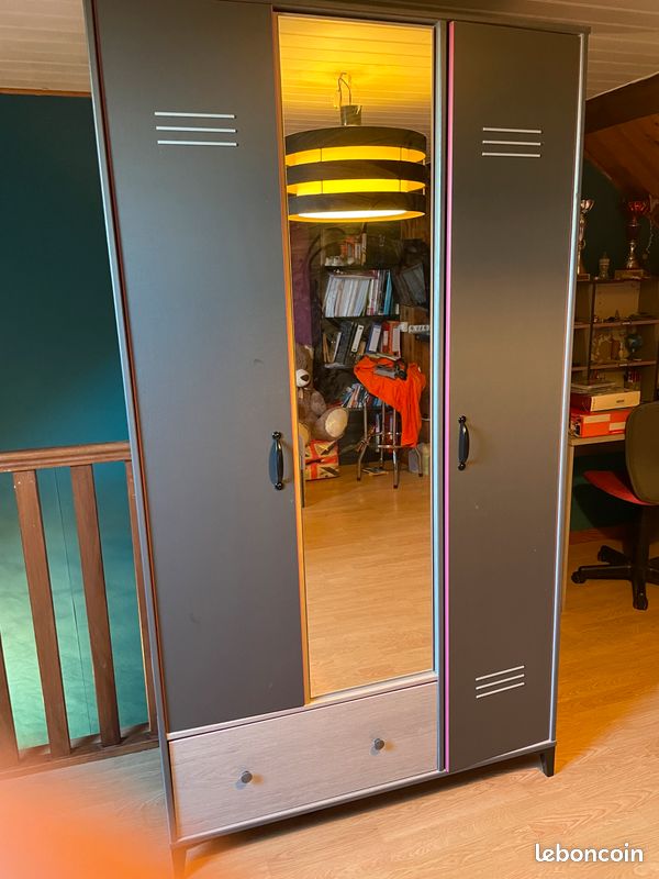Chambre à coucher complète 1 personne (image 3)