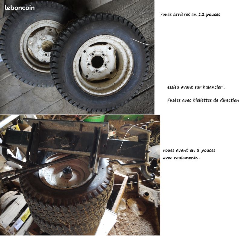 Pièces pour projet tondeuse autoportée (image 2)