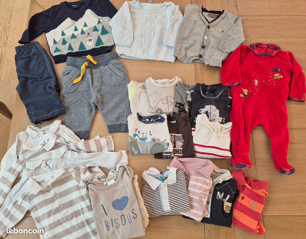 Lot vêtements garçon 6 mois (image 1)