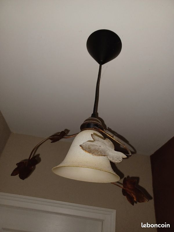 Luminaire en acier Ampoule comprise (image 4)