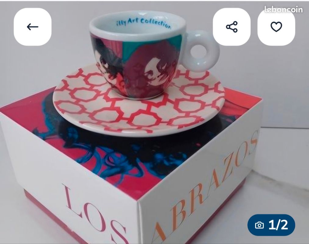 Demander un rapport de conditionpour ILLY ART COLLECTION. Pedro Almodovar. 6 tasses et sous