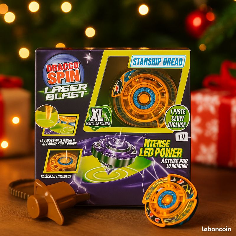 Lot De 3 Toupies Lumineuses Avec Musique – Gyroscopes Clignotants Colorés – Cadeau Enfant 3+ – Jouet Décompression Bureau