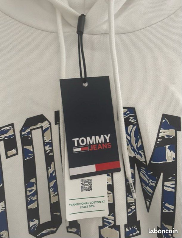 Hoodie Tommy Hilfiger Blue Camo (image 4)