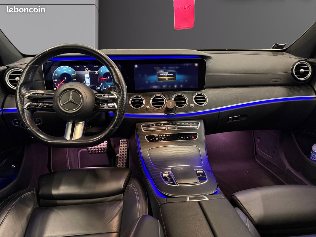 Mercedes Classe E 220D 194 AMG LINE - Toit Ouvrant - Caméra - CarPlay - Sièges Chauffants (image 2)
