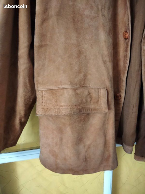 Veste en daim Taille italienne 54 homme (image 2)