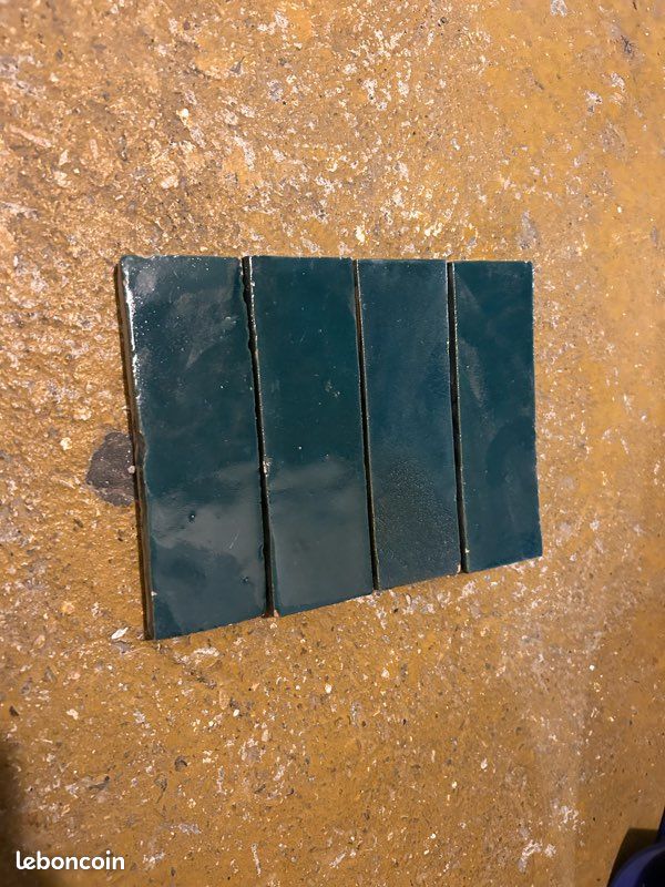 Zellige Bejmat marocain Bleu Pétrole (image 4)