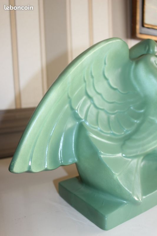 Lejan - Pigeons céramique -art déco 1930 (image 15)