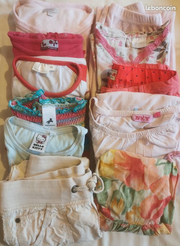 Lot de 40 vêtements fille 6 ans (image 8)
