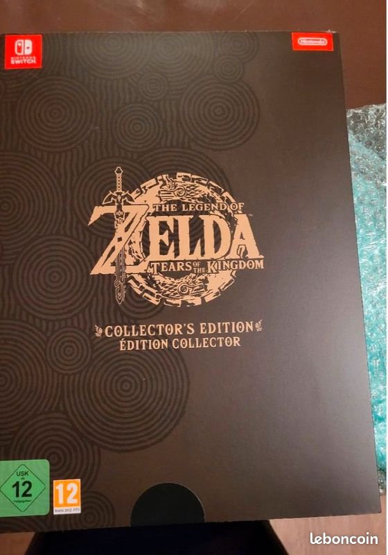 Zelda collector Totk Neuf collection Switch Jeux vidéo