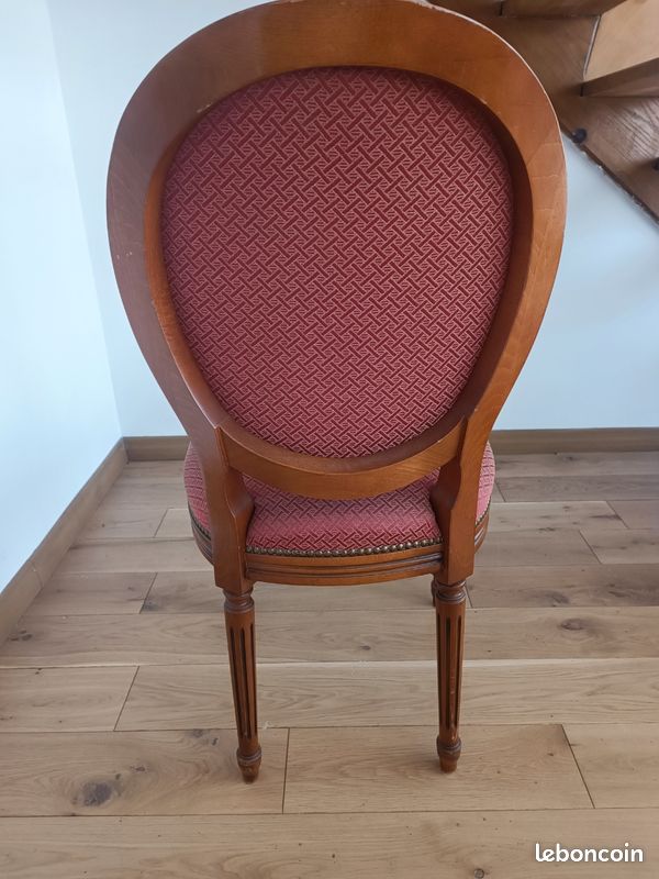 Lot 4 chaises médaillon (image 8)