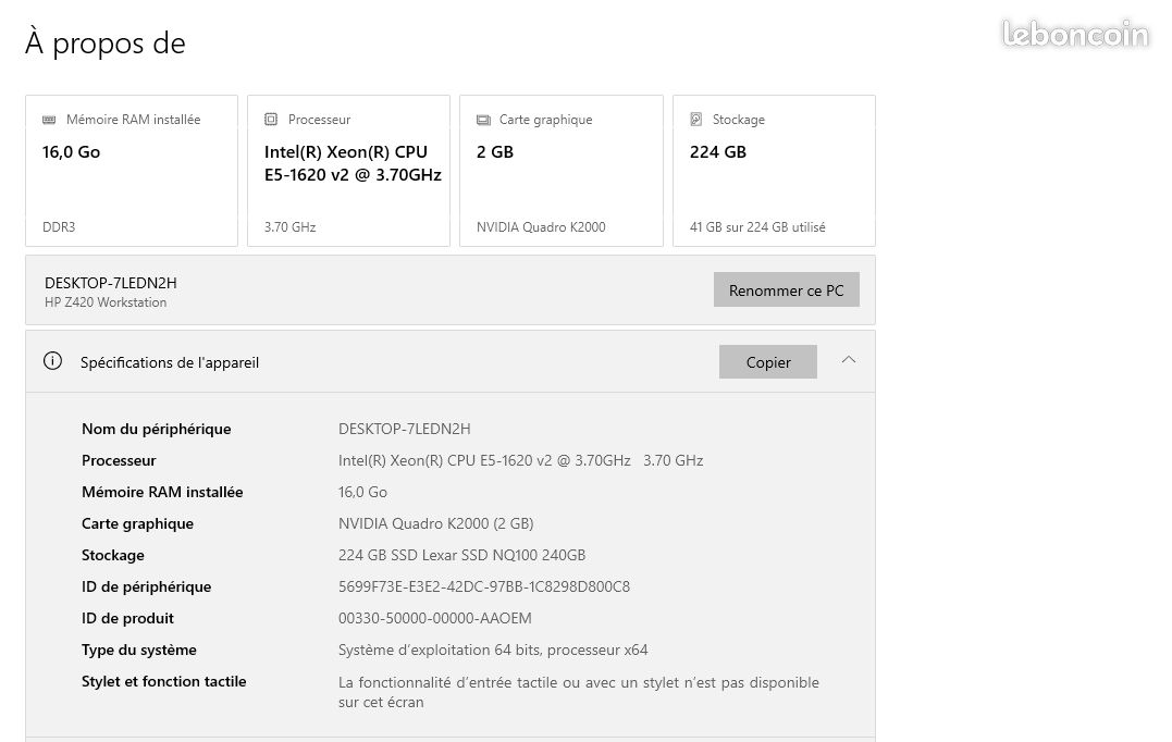ESTACION DE TRABAJO XEON, HP Z620 WORKSTATION, RAM 32GB, SSD 256GB