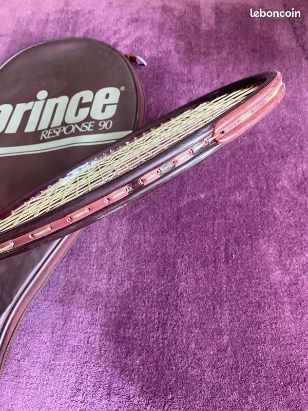 Raquette De Tennis Prince J/R Pro Force – Vintage Années 90 – Tête Oversize – Avec Housse