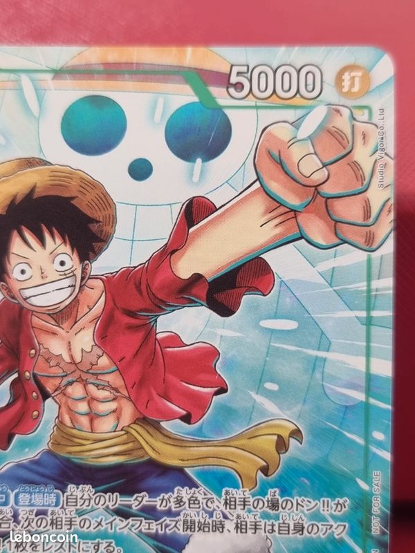 Monkey D. Luffy PRB02-005 SR japonaise One Piece Card Game (image 3)