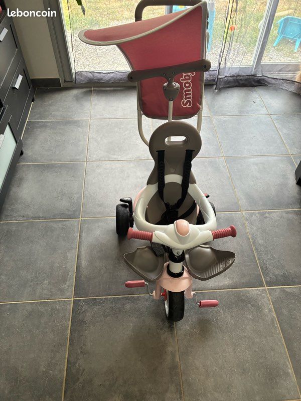 Tricycle évolutif SMOBY Baby Balade rose (image 3)