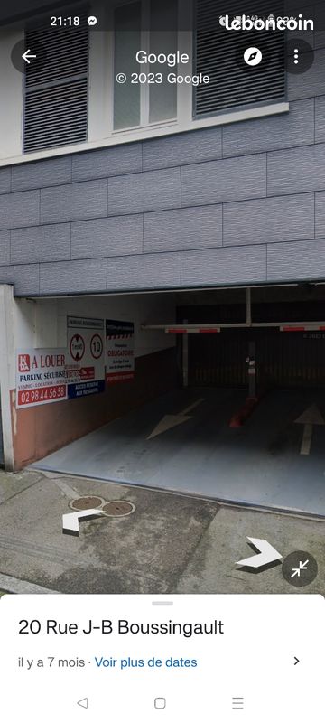 Emplacement moto · à Brest · 85 €/mois