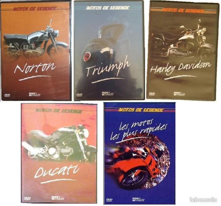 Motos de Legende - 5 DVD (image 1)