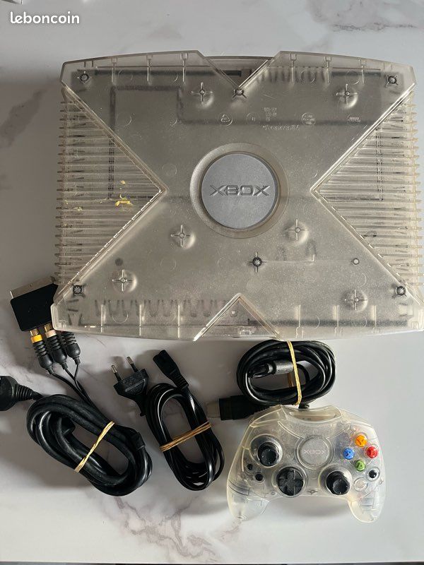 Console Xbox Crystal - XB - Console Occasion Pas Cher