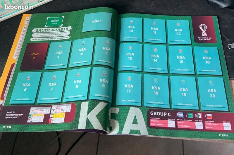 Autocollant Panini Argentine 2022 - Variante Bleue - Noté PSA 9 - Coupe Du Monde Qatar