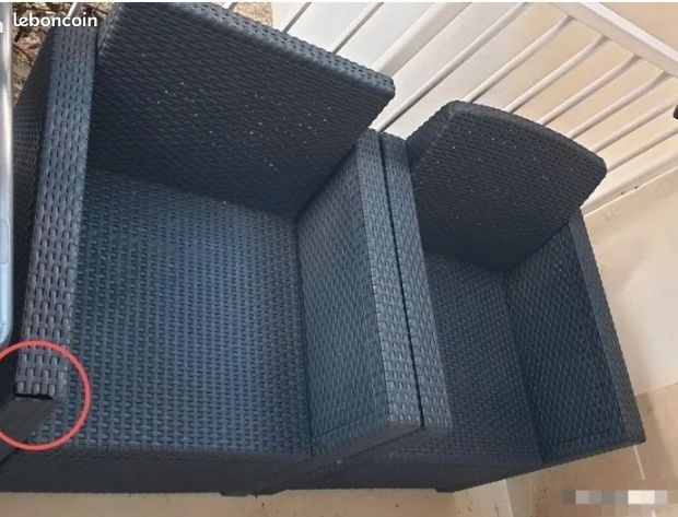 Fauteuil jardin ou balcon Allibert (image 2)
