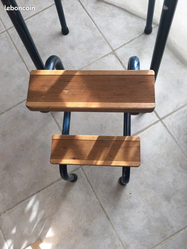 Tabouret marche pied vintage (image 4)