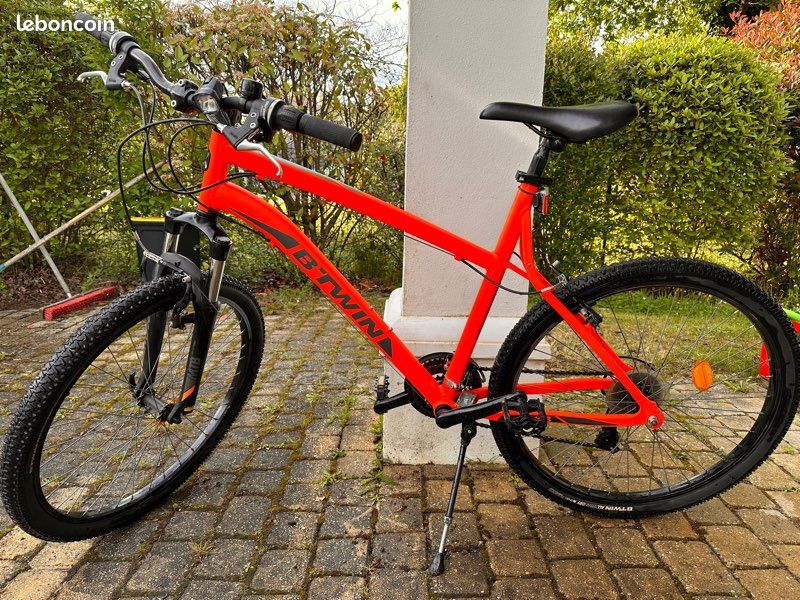 340 Orange Btwin Mtb Rockrider 340 Mountain Bikes Vtt Rockrider