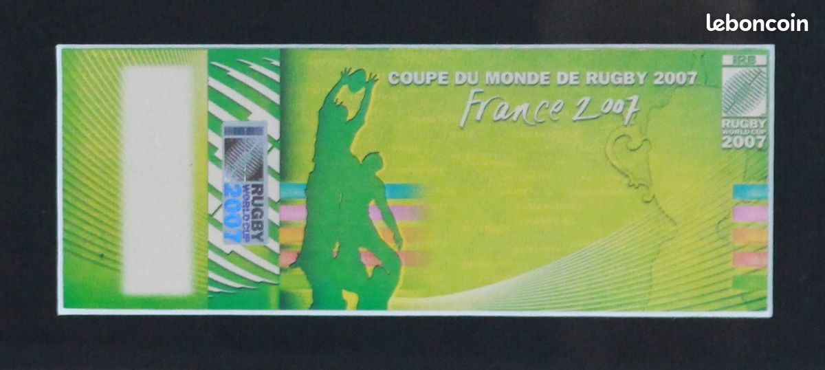 Billet France Brésil – Finale Coupe Du Monde 1998 – Ticket De Football Collector