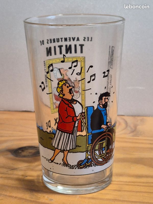 Tintin - Verre à moutarde Amora 1994 Grande Taille - Les Bijoux de la