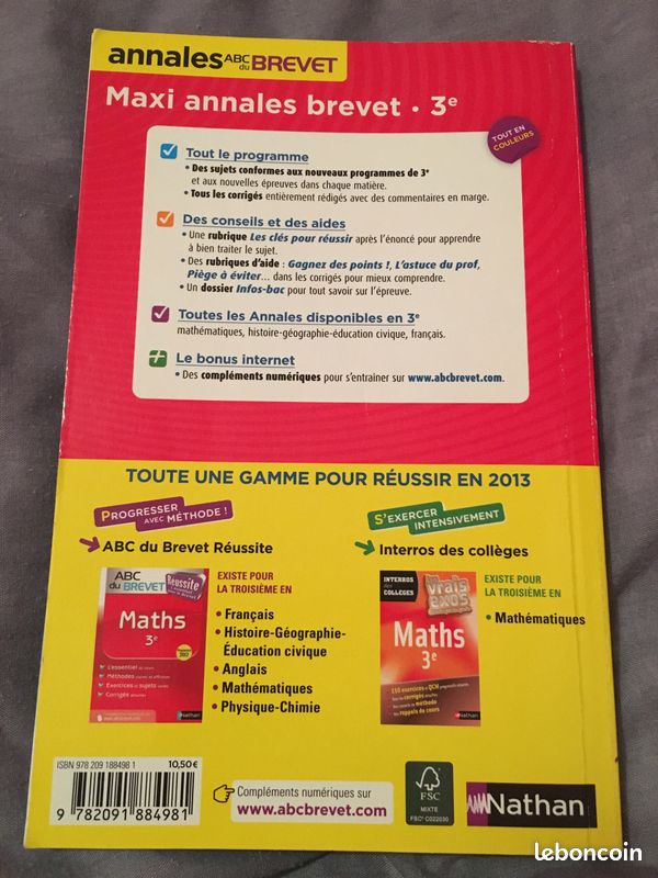 Anales du brevet 2013 (image 2)